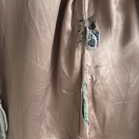 Vintage Grey Inuvik Hooded Zip Up Wool Coat Size 14 - Picture 6 of 14